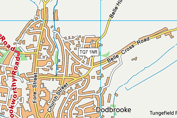 TQ7 1NR map - OS VectorMap District (Ordnance Survey)