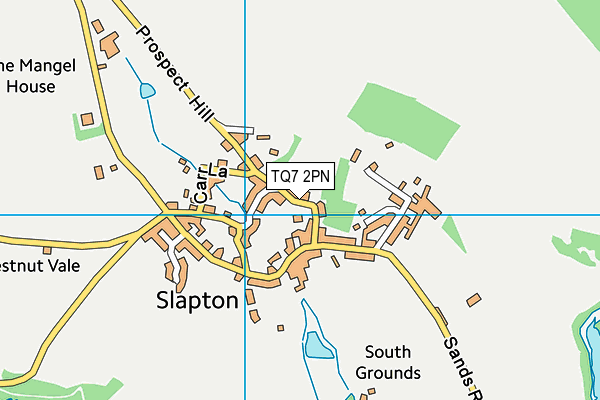TQ7 2PN map - OS VectorMap District (Ordnance Survey)