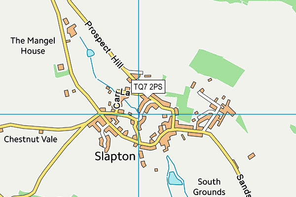 TQ7 2PS map - OS VectorMap District (Ordnance Survey)