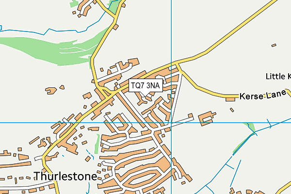 TQ7 3NA map - OS VectorMap District (Ordnance Survey)