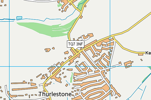 TQ7 3NF map - OS VectorMap District (Ordnance Survey)