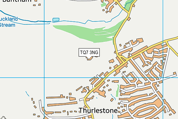 TQ7 3NG map - OS VectorMap District (Ordnance Survey)