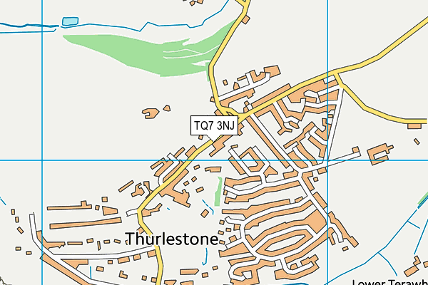 TQ7 3NJ map - OS VectorMap District (Ordnance Survey)
