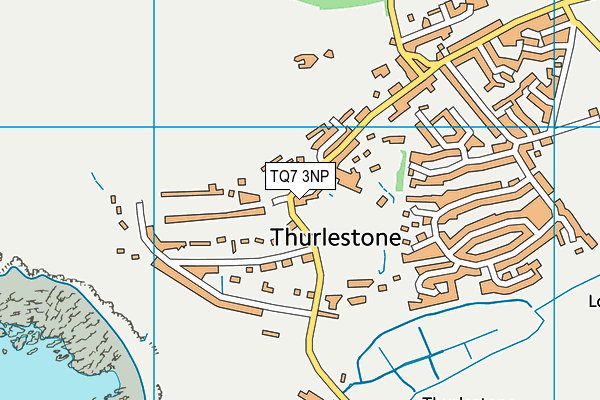 TQ7 3NP map - OS VectorMap District (Ordnance Survey)