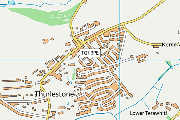 TQ7 3PE map - OS VectorMap District (Ordnance Survey)