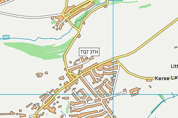 TQ7 3TH map - OS VectorMap District (Ordnance Survey)