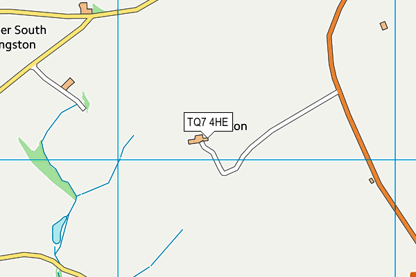 TQ7 4HE map - OS VectorMap District (Ordnance Survey)