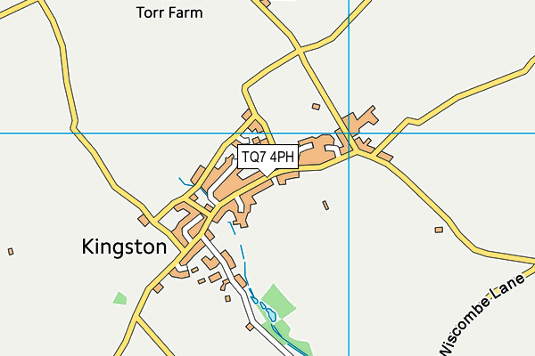 TQ7 4PH map - OS VectorMap District (Ordnance Survey)