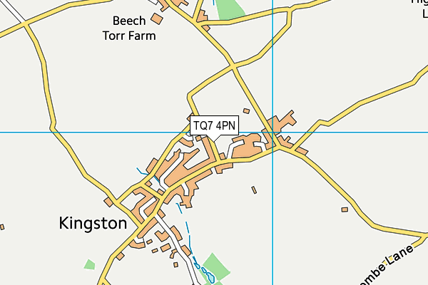 TQ7 4PN map - OS VectorMap District (Ordnance Survey)