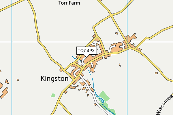 TQ7 4PX map - OS VectorMap District (Ordnance Survey)