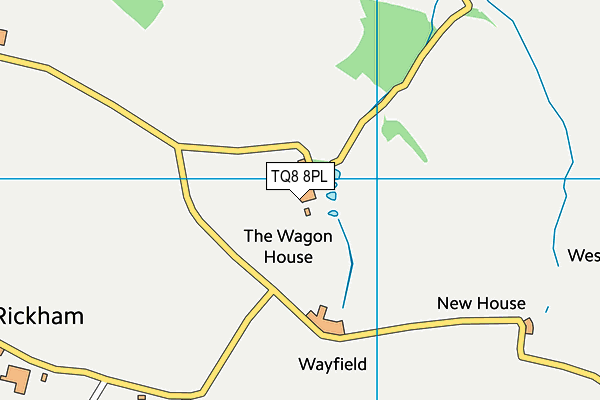 TQ8 8PL map - OS VectorMap District (Ordnance Survey)