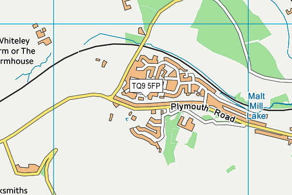 TQ9 5FP map - OS VectorMap District (Ordnance Survey)