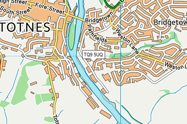 TQ9 5UQ map - OS VectorMap District (Ordnance Survey)