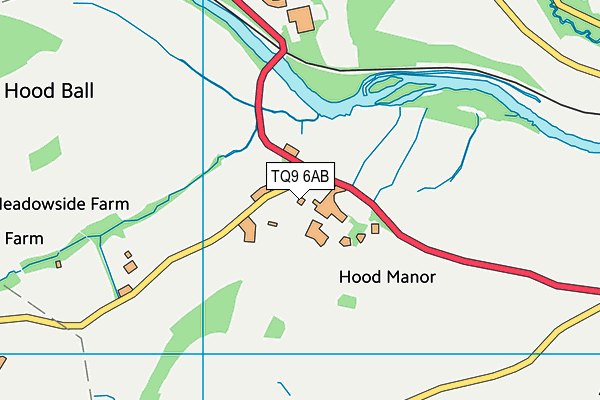 South Devon Steiner School map (TQ9 6AB) - OS VectorMap District (Ordnance Survey)