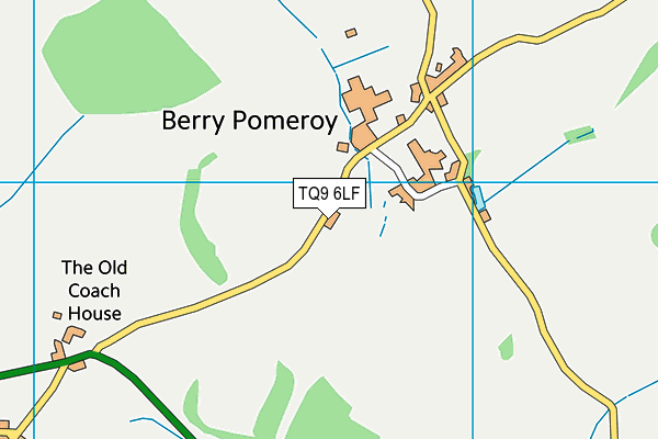 TQ9 6LF map - OS VectorMap District (Ordnance Survey)