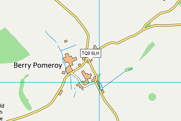 TQ9 6LH map - OS VectorMap District (Ordnance Survey)