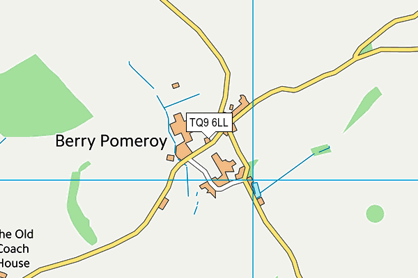 TQ9 6LL map - OS VectorMap District (Ordnance Survey)