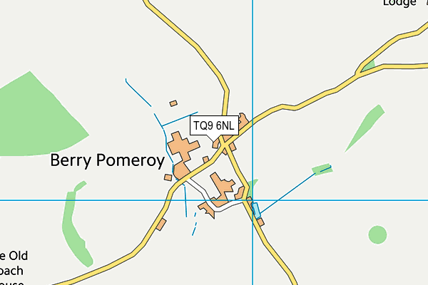 TQ9 6NL map - OS VectorMap District (Ordnance Survey)