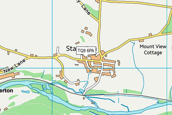 TQ9 6PA map - OS VectorMap District (Ordnance Survey)