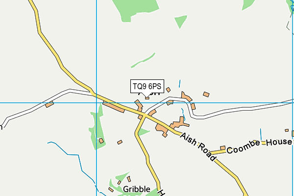 TQ9 6PS map - OS VectorMap District (Ordnance Survey)