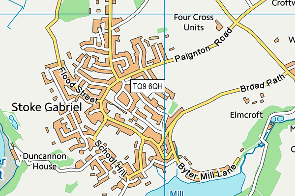 TQ9 6QH map - OS VectorMap District (Ordnance Survey)