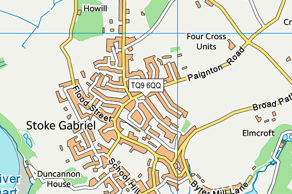 TQ9 6QQ map - OS VectorMap District (Ordnance Survey)