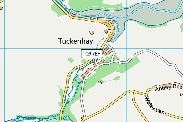 TQ9 7EH map - OS VectorMap District (Ordnance Survey)