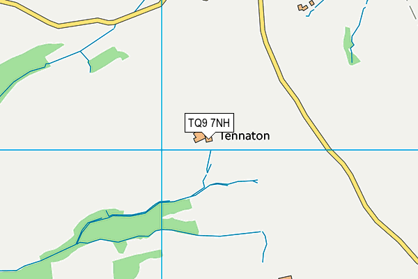 TQ9 7NH map - OS VectorMap District (Ordnance Survey)