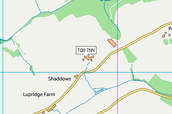 TQ9 7NN map - OS VectorMap District (Ordnance Survey)