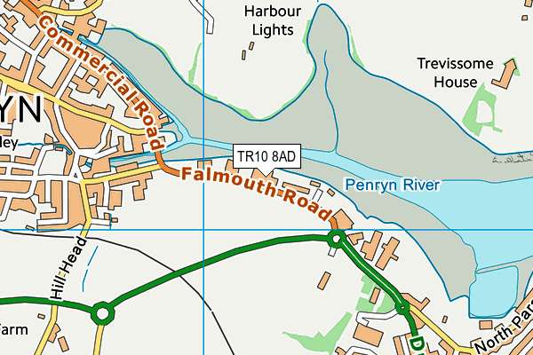 Map of FALMOUTH BOATYARD LIMITED at district scale