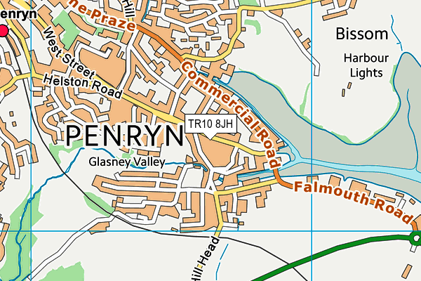 Map of REPLEVIN COURT MANAGEMENT (PENRYN) LIMITED at district scale