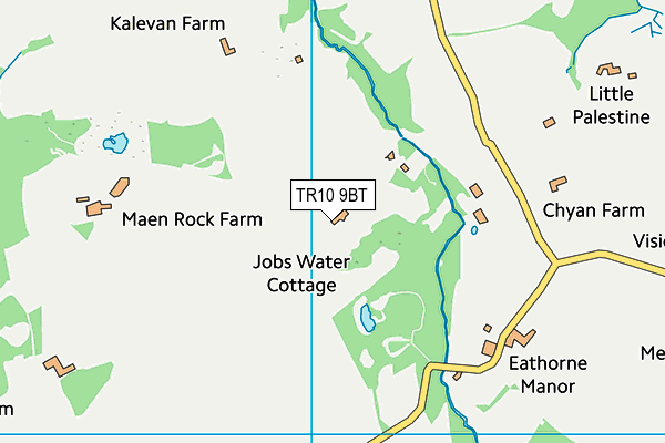 TR10 9BT map - OS VectorMap District (Ordnance Survey)