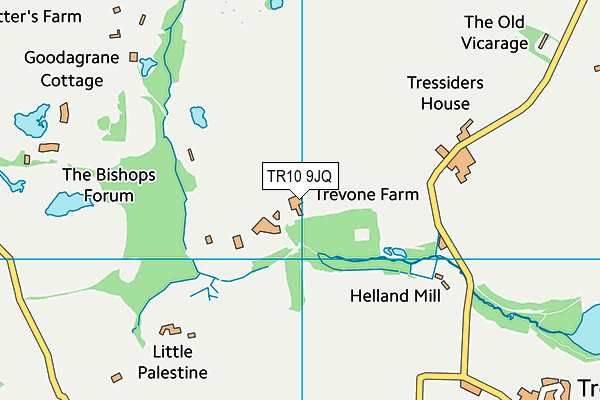 TR10 9JQ map - OS VectorMap District (Ordnance Survey)