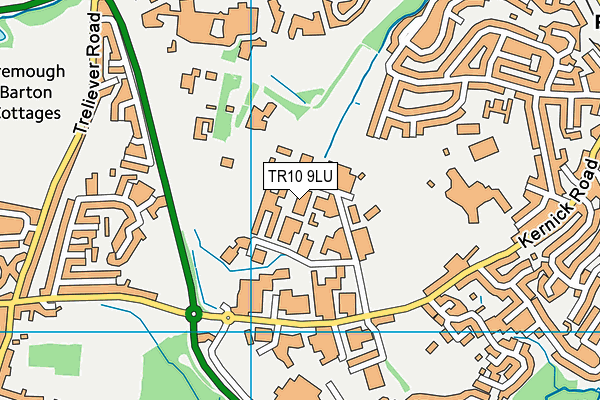 TR10 9LU map - OS VectorMap District (Ordnance Survey)