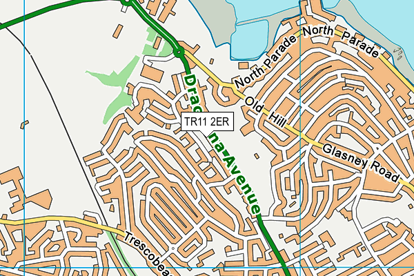 TR11 2ER map - OS VectorMap District (Ordnance Survey)