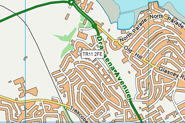 TR11 2FE map - OS VectorMap District (Ordnance Survey)