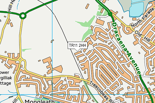 TR11 2HH map - OS VectorMap District (Ordnance Survey)