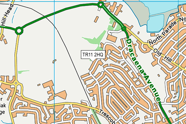 TR11 2HQ map - OS VectorMap District (Ordnance Survey)