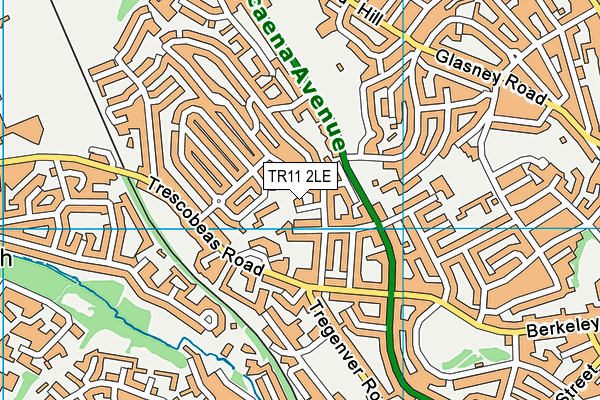 TR11 2LE map - OS VectorMap District (Ordnance Survey)