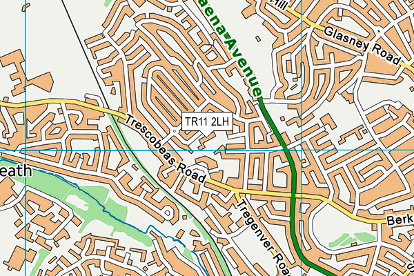 TR11 2LH map - OS VectorMap District (Ordnance Survey)