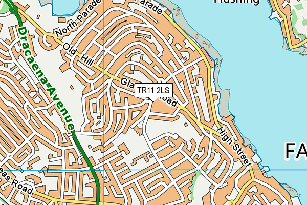 TR11 2LS map - OS VectorMap District (Ordnance Survey)