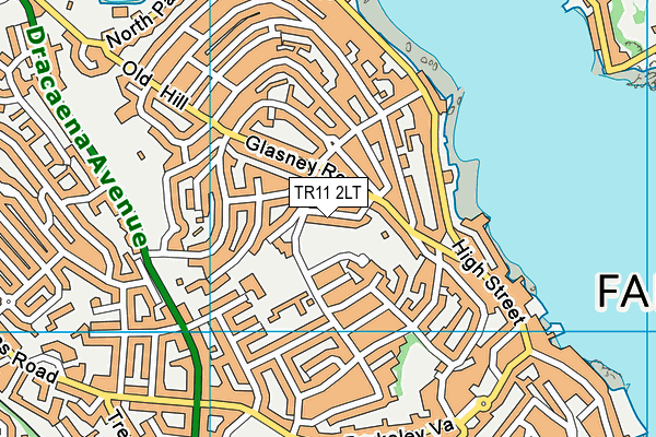 TR11 2LT map - OS VectorMap District (Ordnance Survey)