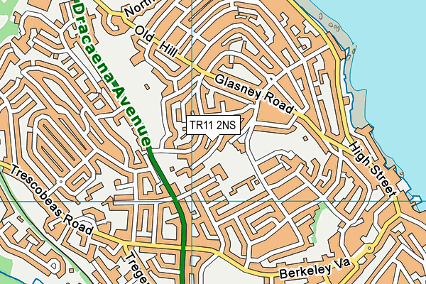 TR11 2NS map - OS VectorMap District (Ordnance Survey)