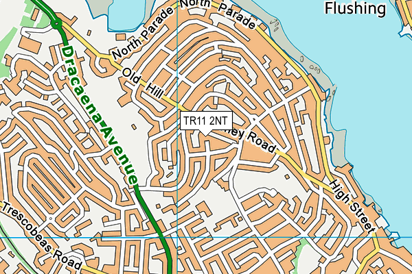 TR11 2NT map - OS VectorMap District (Ordnance Survey)