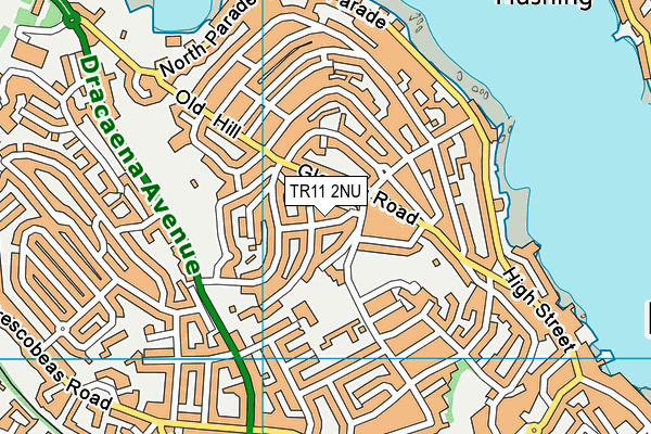 TR11 2NU map - OS VectorMap District (Ordnance Survey)