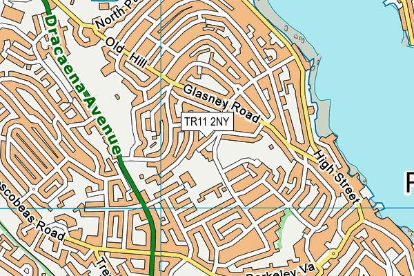 TR11 2NY map - OS VectorMap District (Ordnance Survey)
