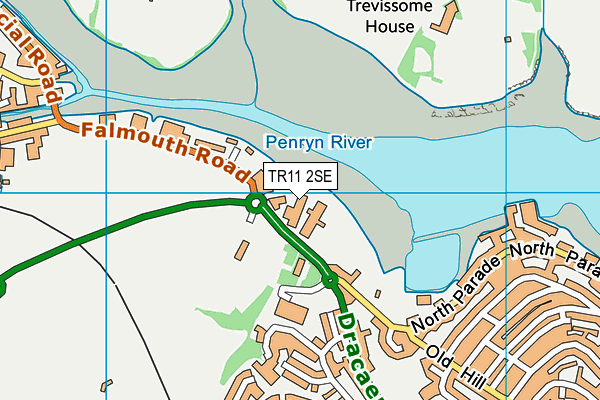 TR11 2SE map - OS VectorMap District (Ordnance Survey)