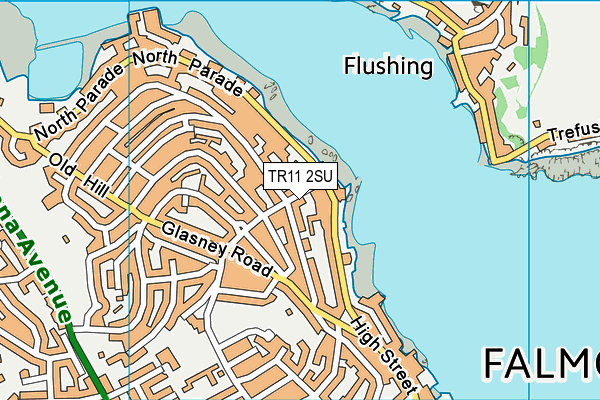 TR11 2SU map - OS VectorMap District (Ordnance Survey)