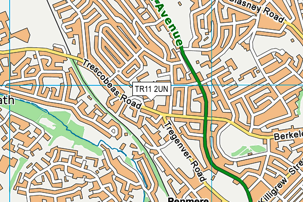 TR11 2UN map - OS VectorMap District (Ordnance Survey)