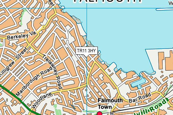 TR11 3HY map - OS VectorMap District (Ordnance Survey)